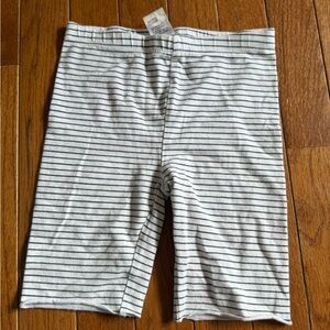 CO Kids Black and White Striped Shorts